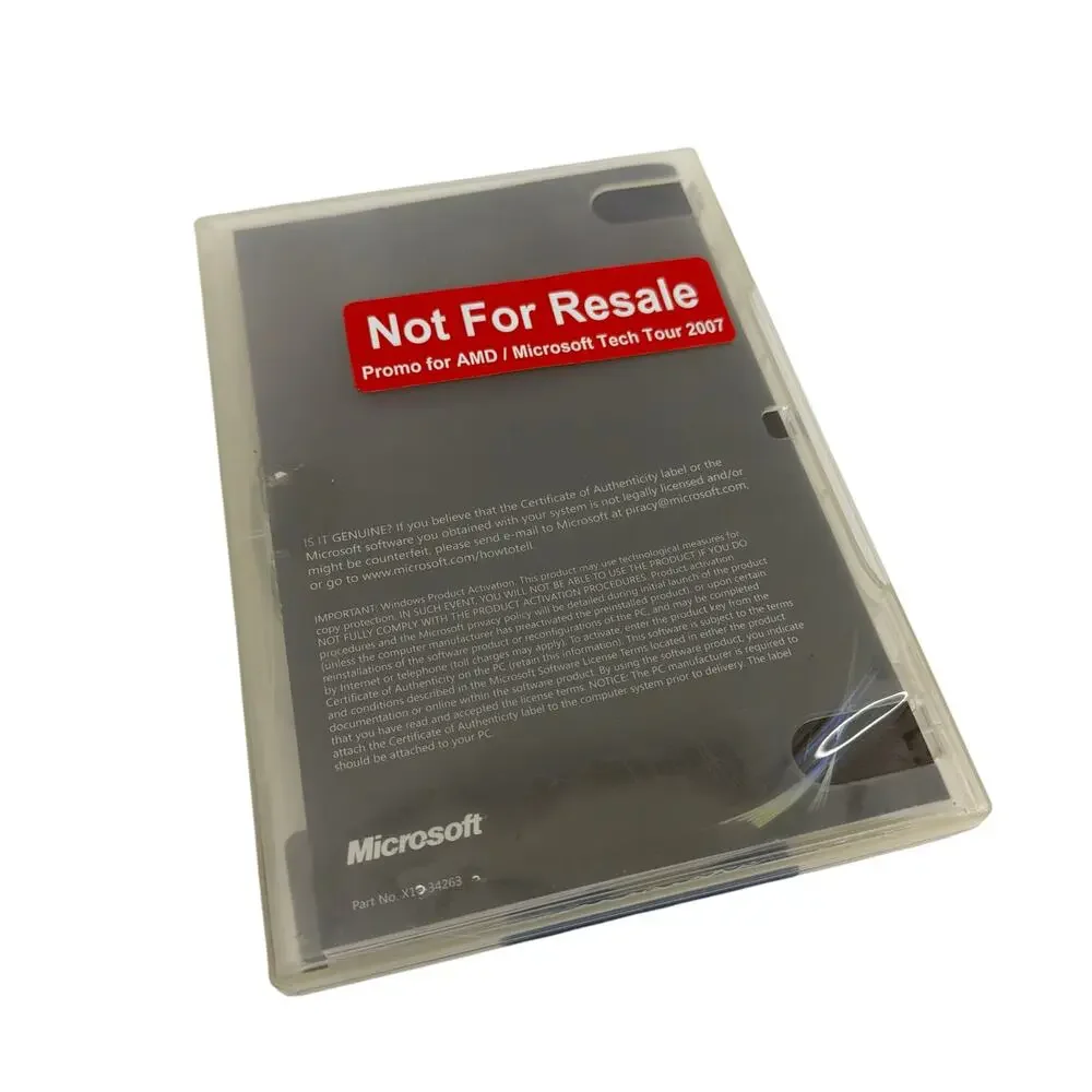 Microsoft Windows Vista Ultimate 32-bit OEM DVD with COA Product Key and Manual